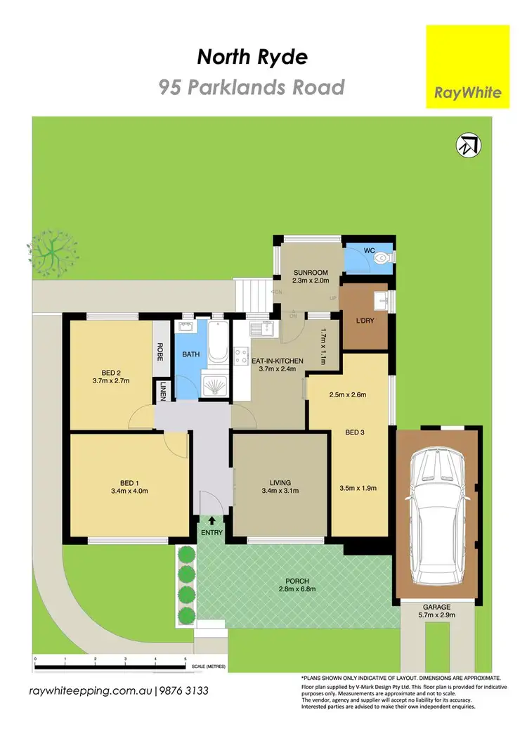 Floorplan of Homely house listing, 95 Parklands Road, North Ryde NSW 2113