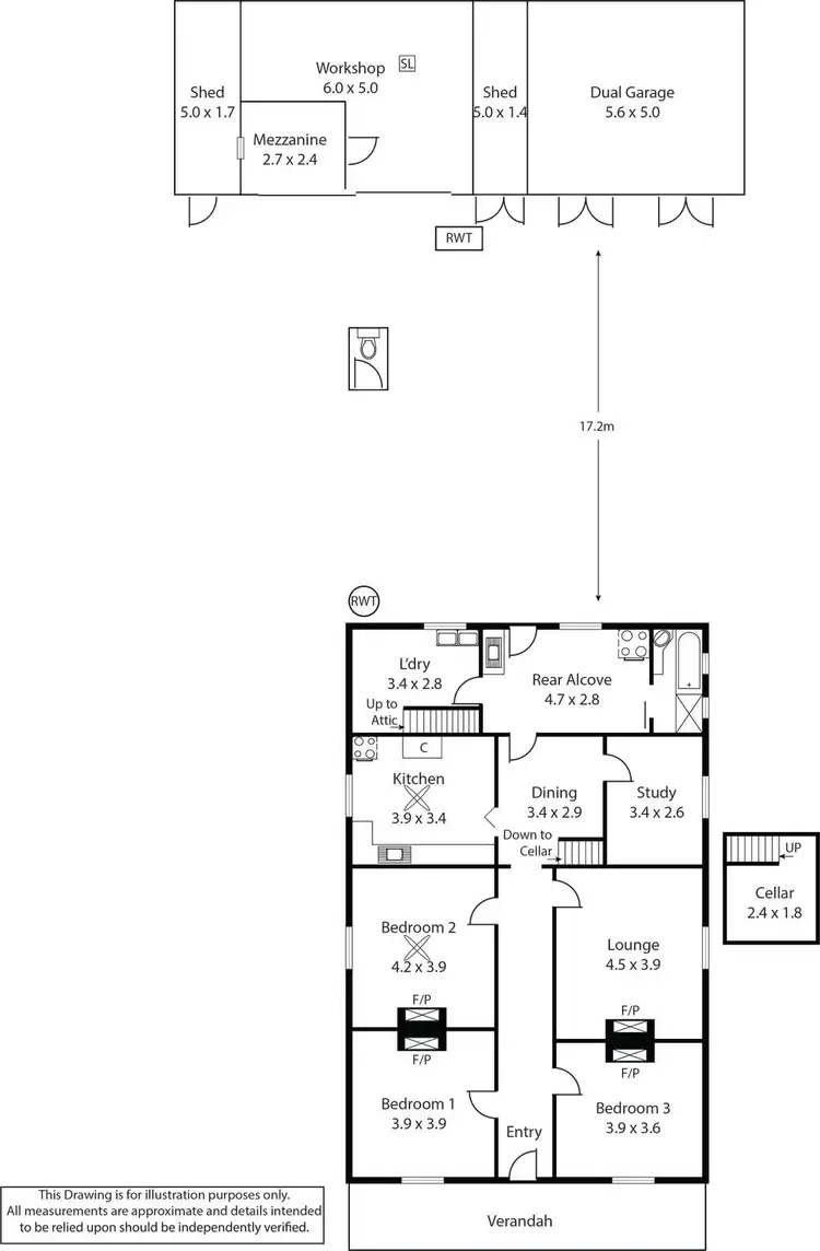 Floorplan of Homely house listing, 26 Arlington Terrace, Welland SA 5007