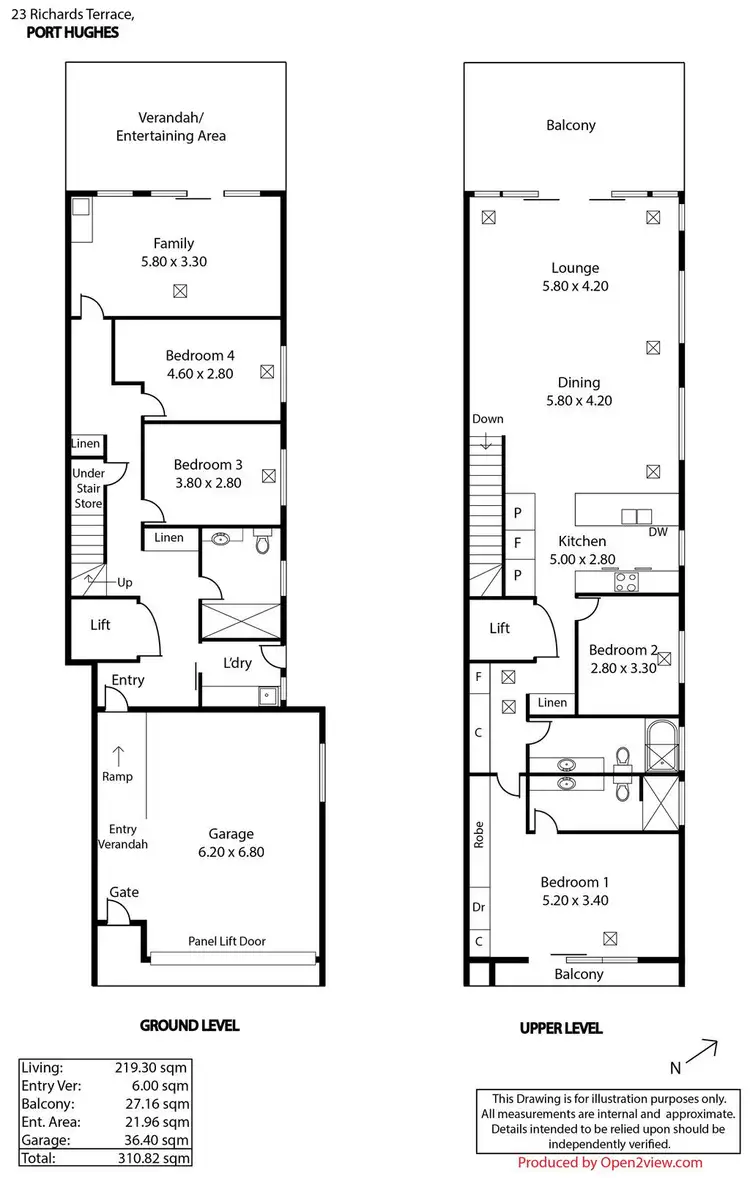 Floorplan of Homely house listing, 23A Richards Terrace, Port Hughes SA 5558