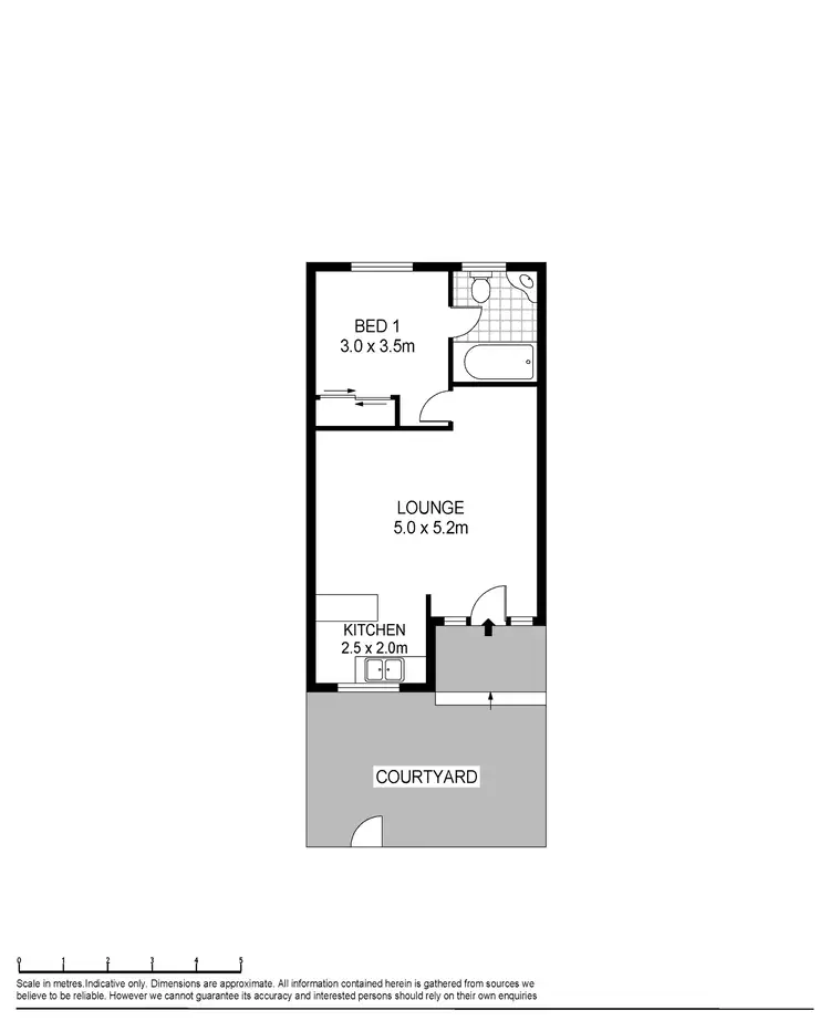 Floorplan of Homely unit listing, 3/5a Campbell Street, Newstead TAS 7250