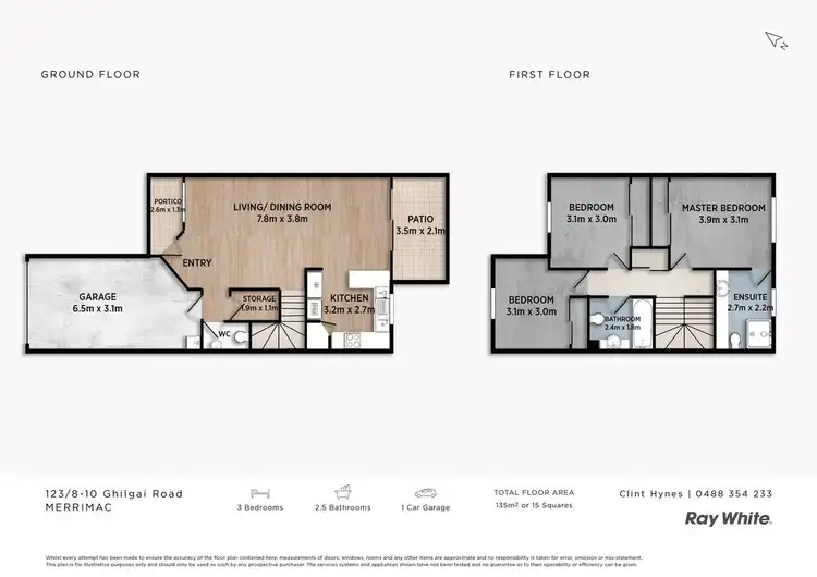 Floorplan of Homely unit listing, 123/8-10 Ghilgai Road, Merrimac QLD 4226