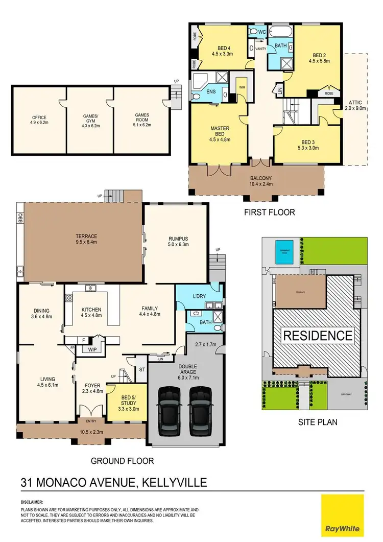 Floorplan of Homely house listing, 31 Monaco Avenue, Kellyville NSW 2155