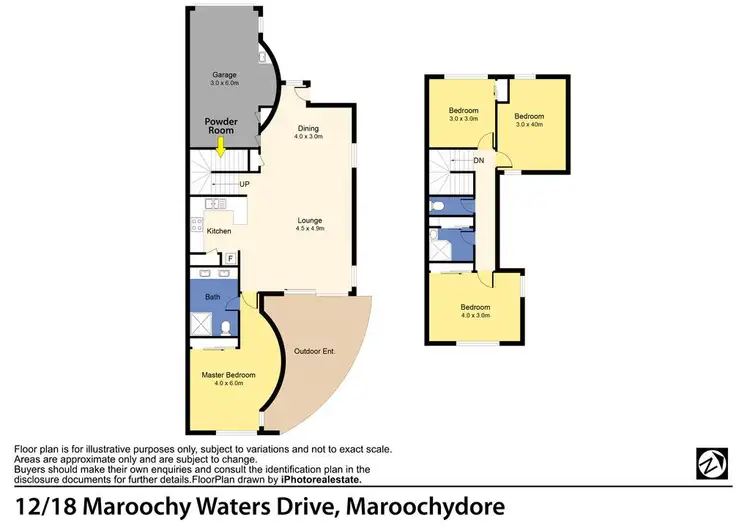 Floorplan of Homely house listing, 12/18 Maroochy Waters Drive, Maroochydore QLD 4558