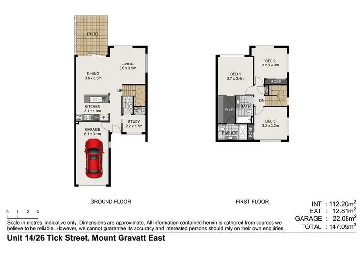 Floorplan of Homely townhouse listing, 14/26 Tick Street, Mount Gravatt East QLD 4122
