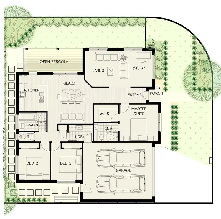 Floorplan of Homely house listing, 22 Cockatoo Drive, Carrum Downs VIC 3201