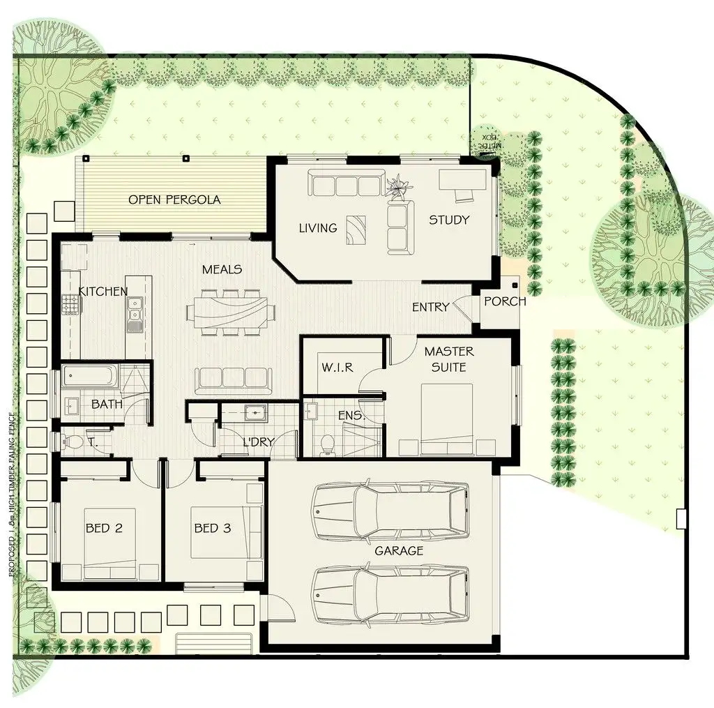 Floorplan of Homely house listing, 22 Cockatoo Drive, Carrum Downs VIC 3201