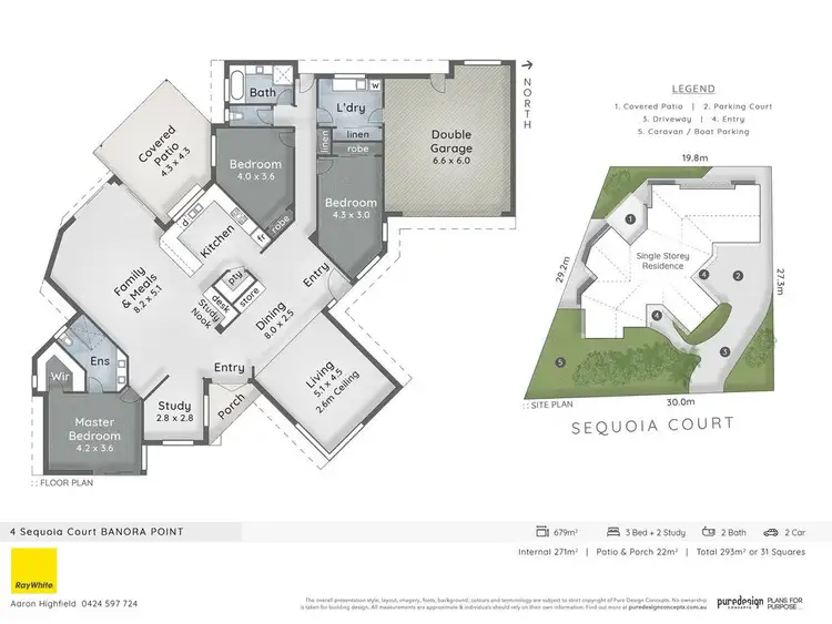 Floorplan of Homely house listing, 4 sequoia Court, Banora Point NSW 2486
