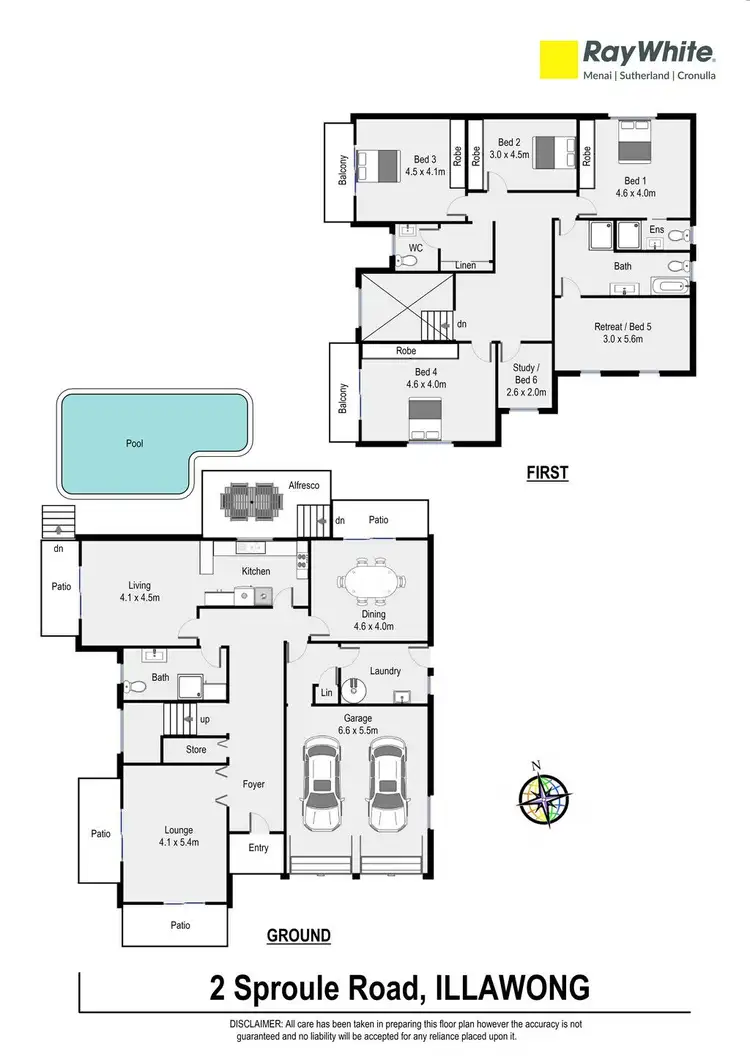 Floorplan of Homely house listing, 2 Sproule Road, Illawong NSW 2234