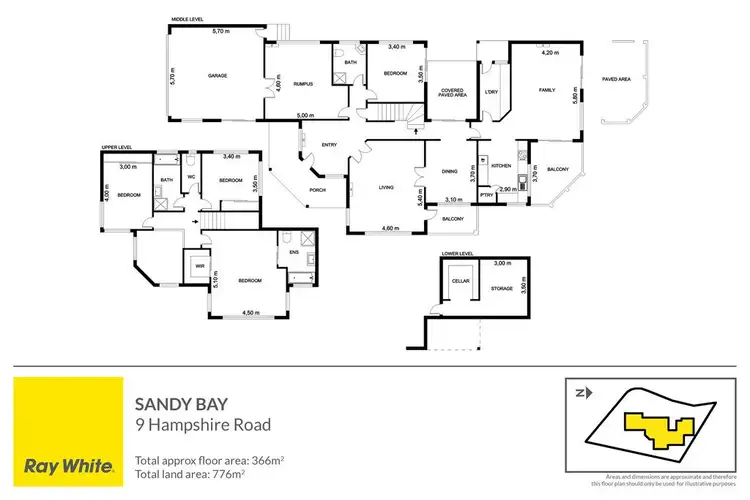 Floorplan of Homely house listing, 9 Hampshire Road, Sandy Bay TAS 7005