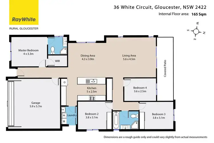Floorplan of Homely house listing, 36 White Circuit, Gloucester NSW 2422