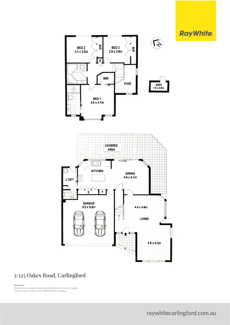 Floorplan of Homely other listing, 2/125 Oakes Road, Carlingford NSW 2118