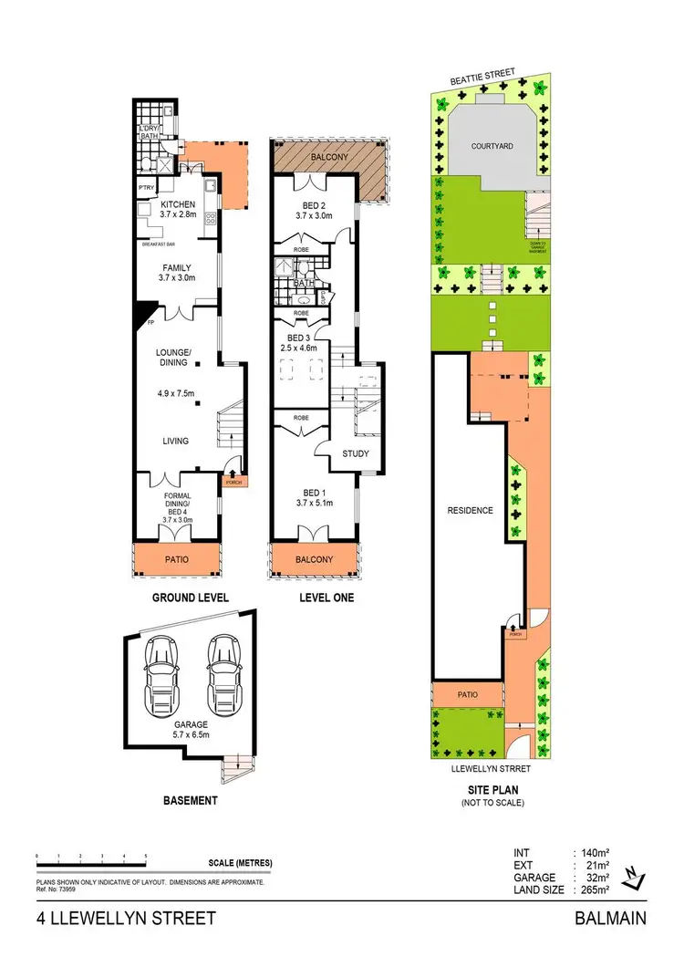 Floorplan of Homely house listing, 4 Llewellyn Street, Balmain NSW 2041