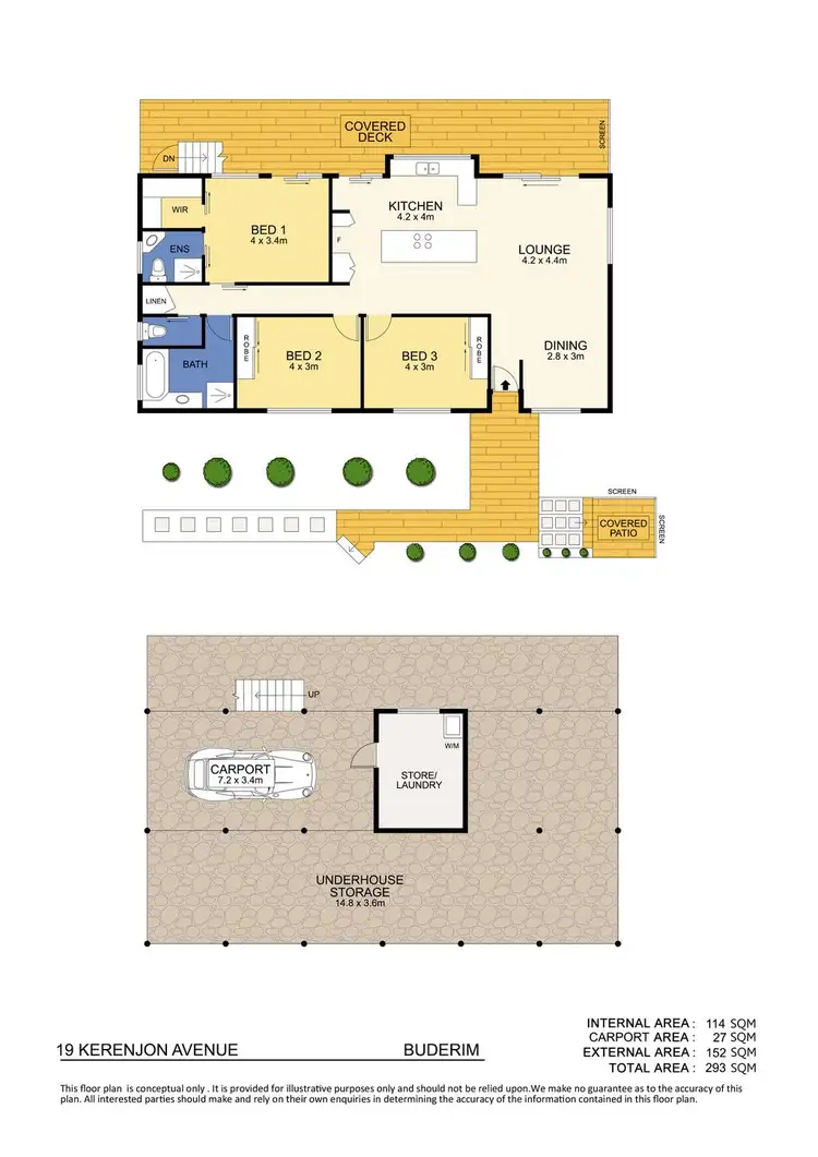 Floorplan of Homely house listing, 19 Kerenjon Avenue, Buderim QLD 4556