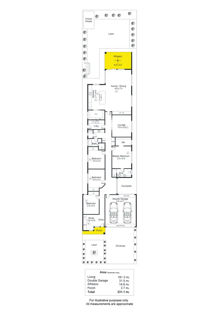 Floorplan of Homely house listing, 35A Condada Avenue, Park Holme SA 5043