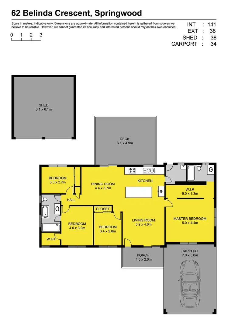 Floorplan of Homely house listing, 62 Belinda Crescent, Springwood QLD 4127