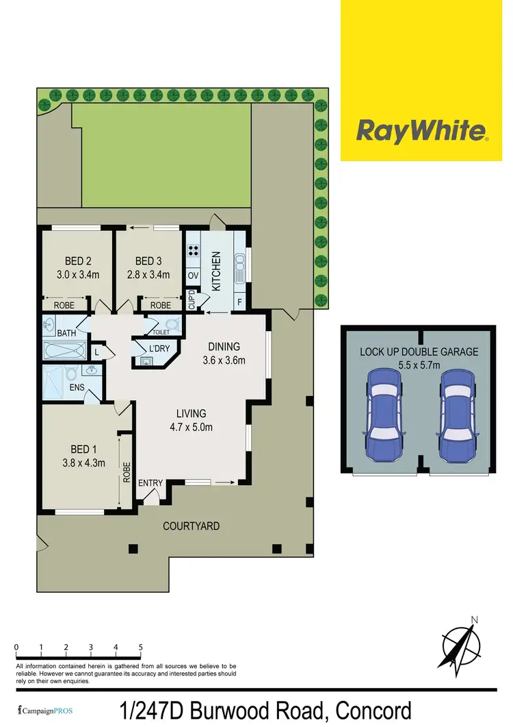 Floorplan of Homely apartment listing, 1/247D Burwood Road, Concord NSW 2137