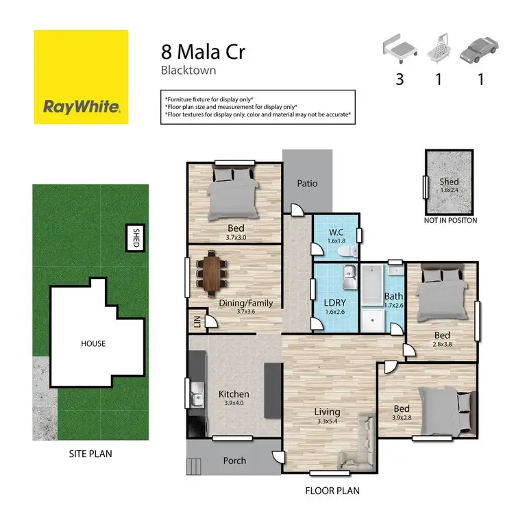 Floorplan of Homely house listing, 8 Mala Crescent, Blacktown NSW 2148
