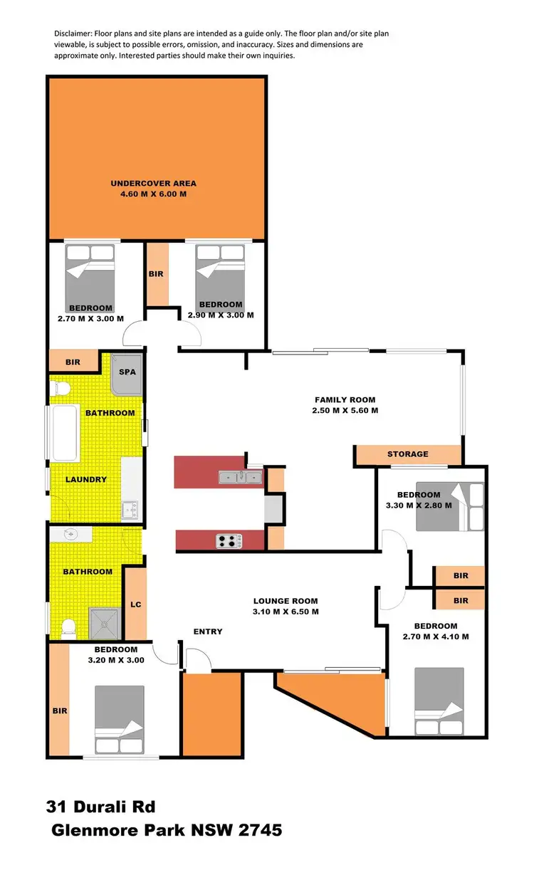 Floorplan of Homely house listing, 31 Durali Road, Glenmore Park NSW 2745