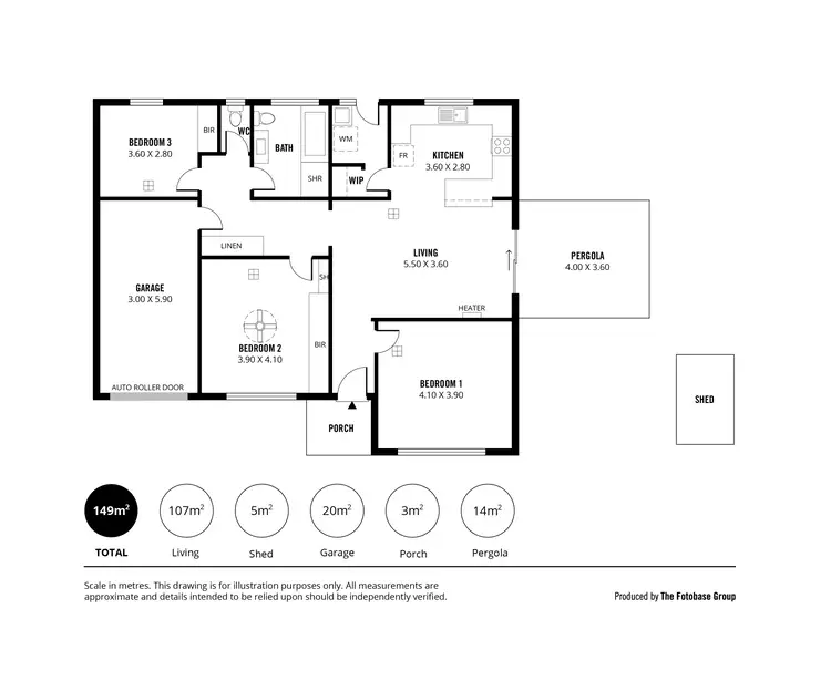 Floorplan of Homely house listing, 4B Maple Road, Paradise SA 5075