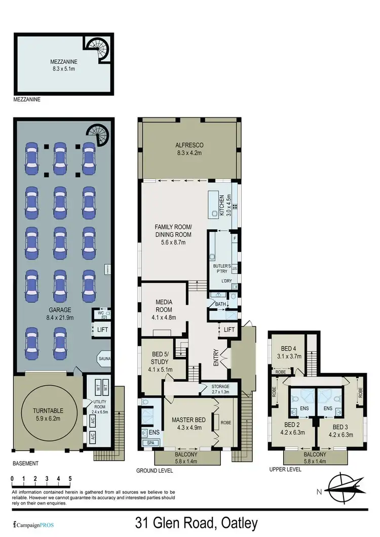 Floorplan of Homely house listing, 31 Glen Road, Oatley NSW 2223