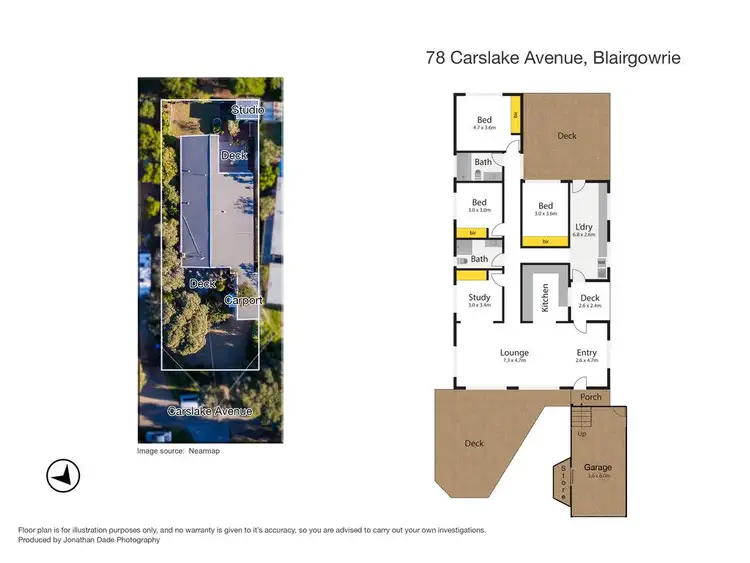 Floorplan of Homely house listing, 78 Carslake Avenue, Blairgowrie VIC 3942