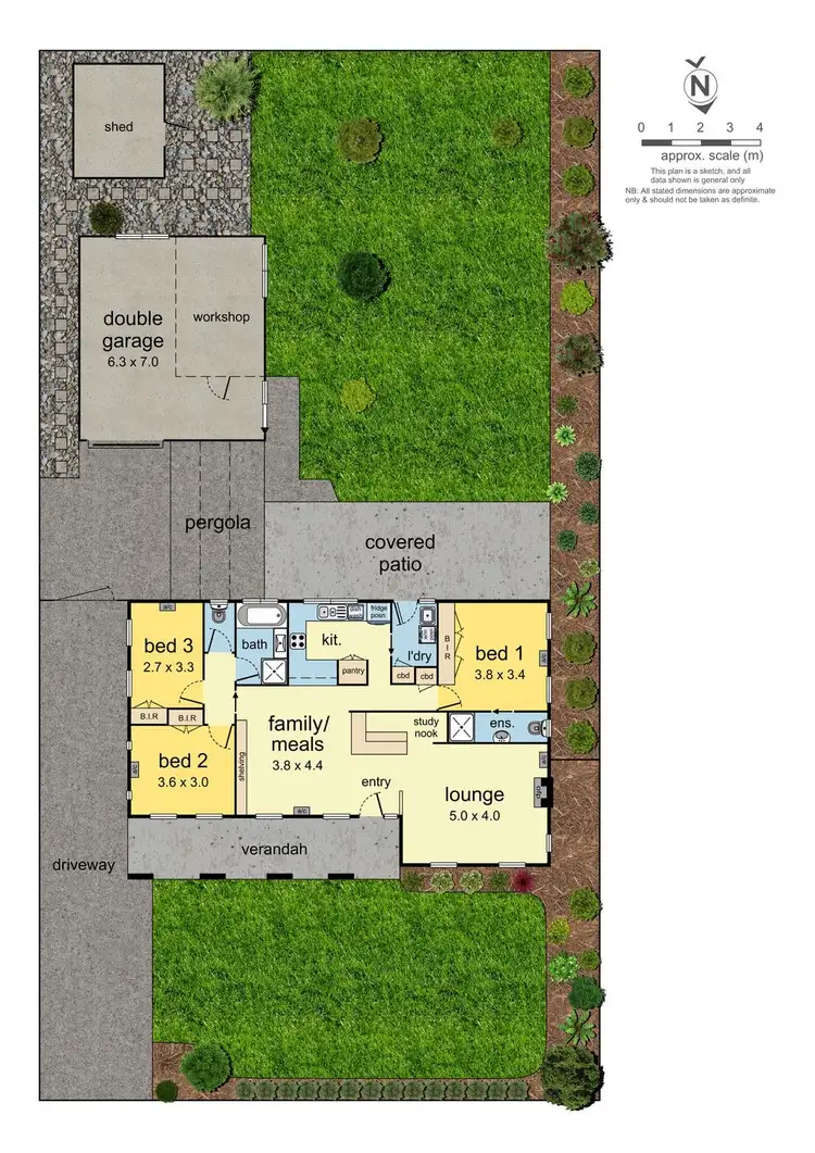 Floorplan of Homely house listing, 178 Dandelion Drive, Rowville VIC 3178