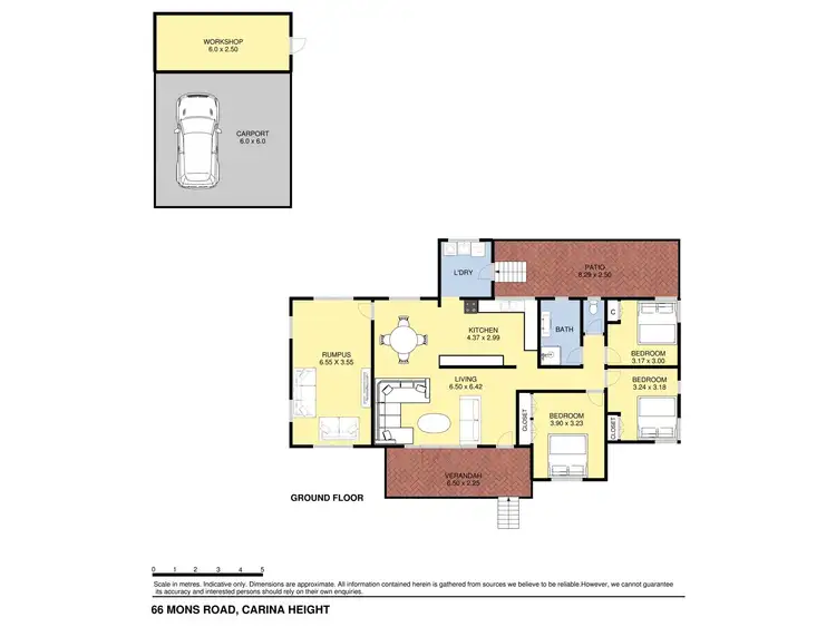 Floorplan of Homely house listing, 66 Mons Road, Carina Heights QLD 4152