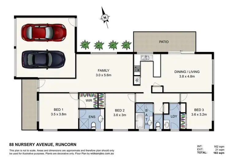 Floorplan of Homely house listing, 88 Nursery Avenue, Runcorn QLD 4113