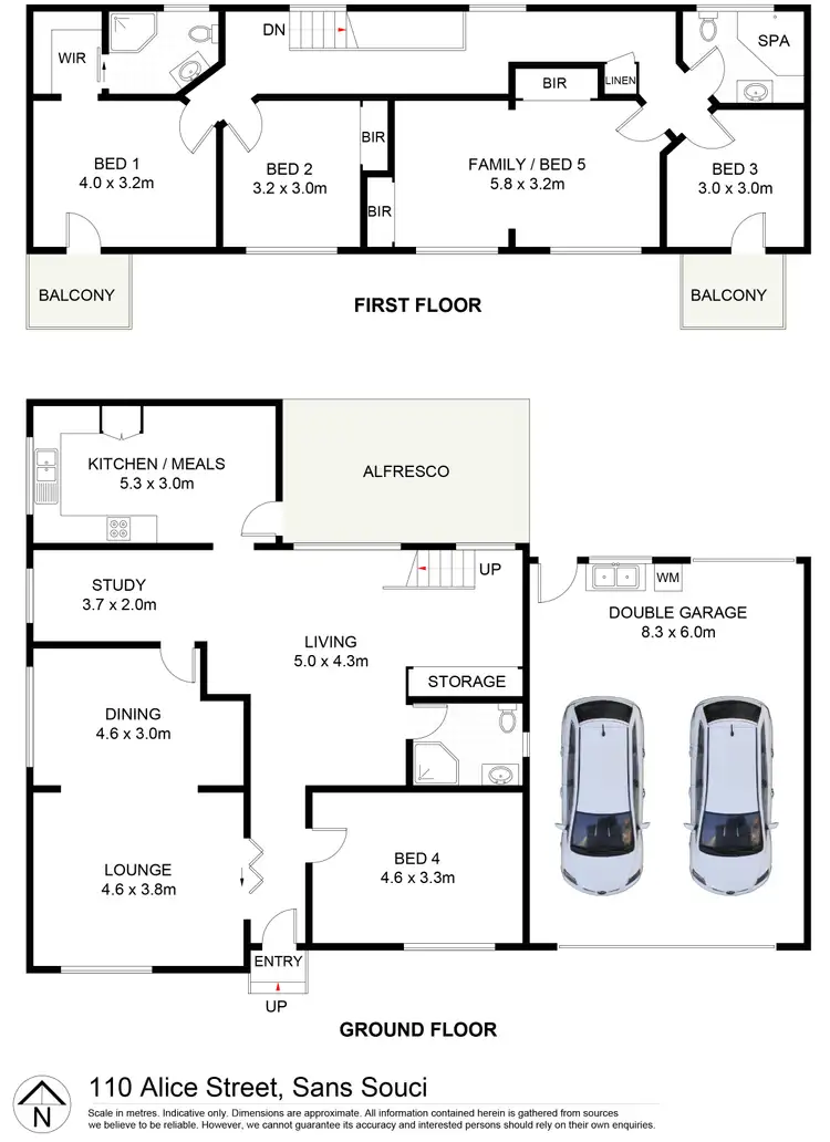 Floorplan of Homely house listing, 110 Alice Street, Sans Souci NSW 2219