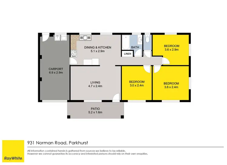 Floorplan of Homely house listing, 931 Norman Road, Parkhurst QLD 4702