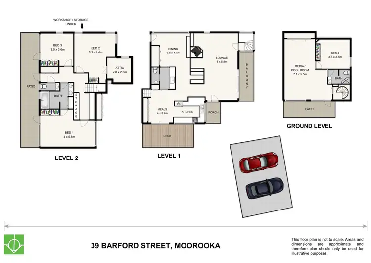 Floorplan of Homely house listing, 39 Barford Street, Moorooka QLD 4105