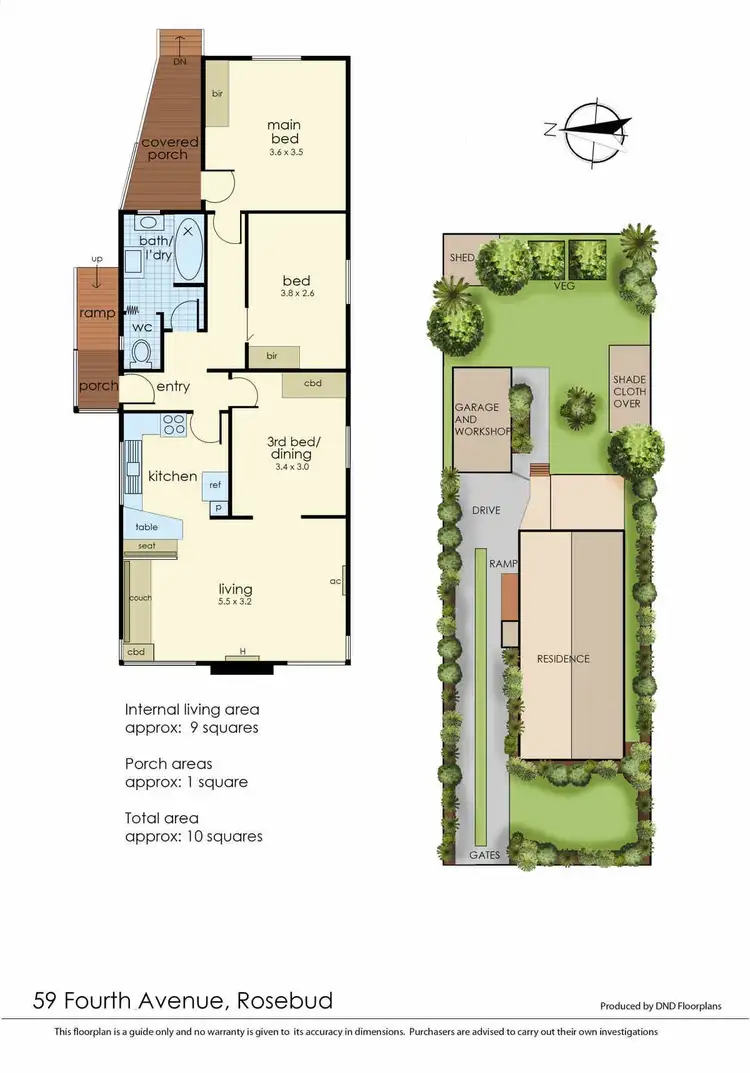 Floorplan of Homely house listing, 59 Fourth Avenue, Rosebud VIC 3939