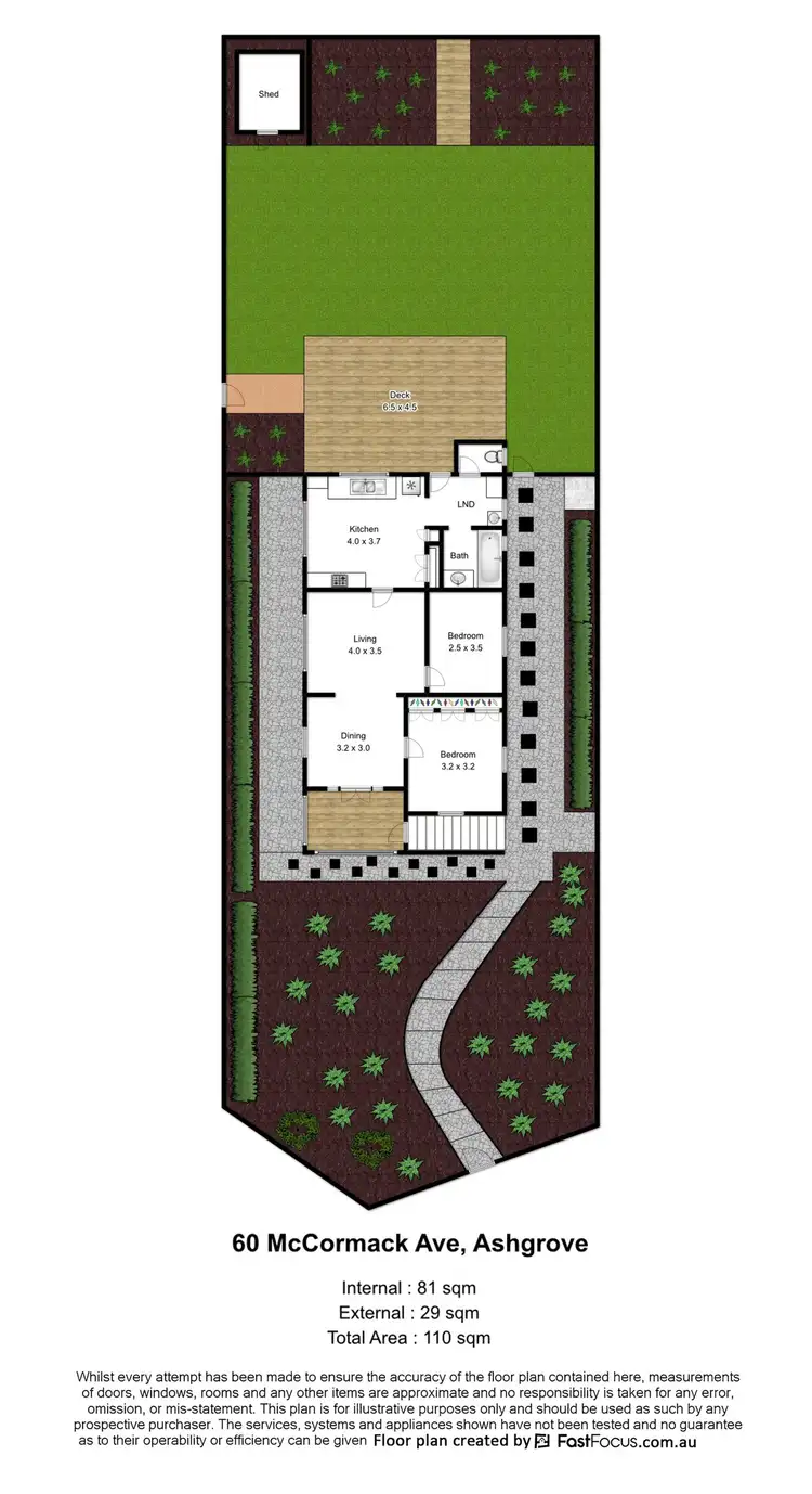 Floorplan of Homely house listing, 60 McCormack Avenue, Ashgrove QLD 4060