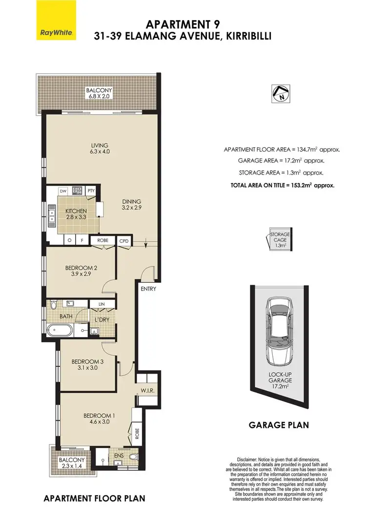 Floorplan of Homely apartment listing, 9/31-39 Elamang Avenue, Kirribilli NSW 2061