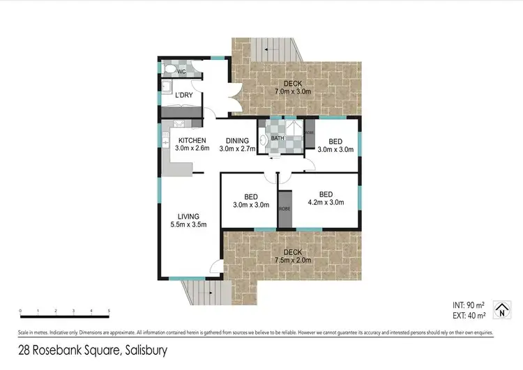 Floorplan of Homely house listing, 28 Rosebank Square, Salisbury QLD 4107