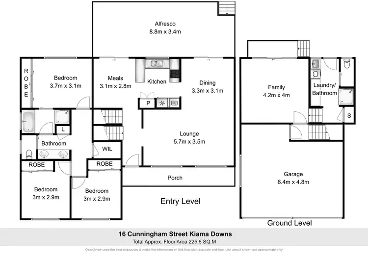 Floorplan of Homely house listing, 16 Cunningham Street, Kiama Downs NSW 2533
