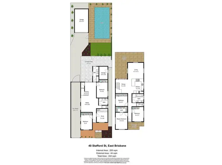 Floorplan of Homely house listing, 40 Stafford Street, East Brisbane QLD 4169
