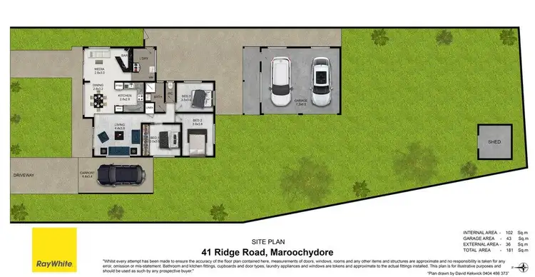 Floorplan of Homely house listing, 41 Ridge Road, Maroochydore QLD 4558