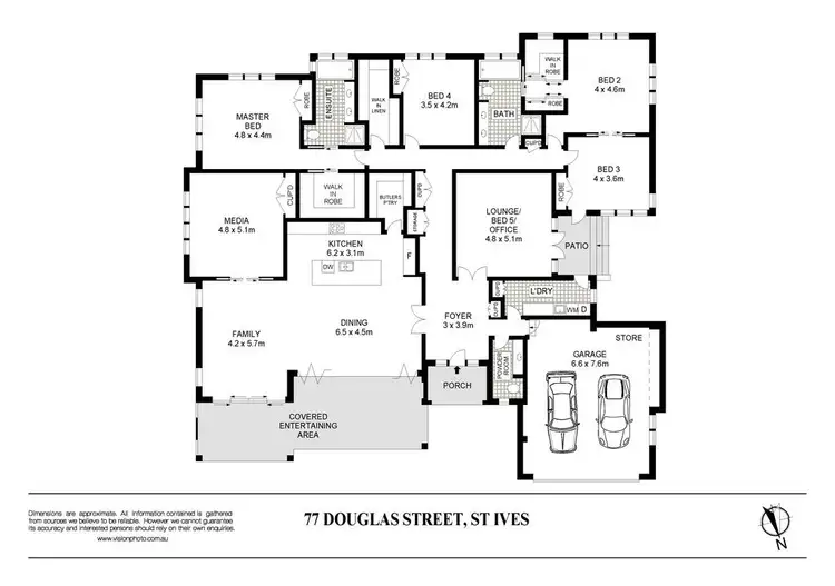 Floorplan of Homely house listing, 77 Douglas Street, St Ives NSW 2075