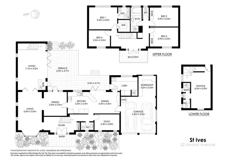 Floorplan of Homely house listing, 52 Alvona Avenue, St Ives NSW 2075