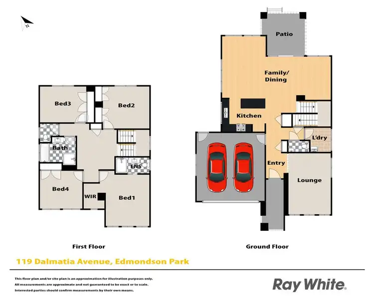 Floorplan of Homely house listing, 119 Dalmatia Avenue, Edmondson Park NSW 2174