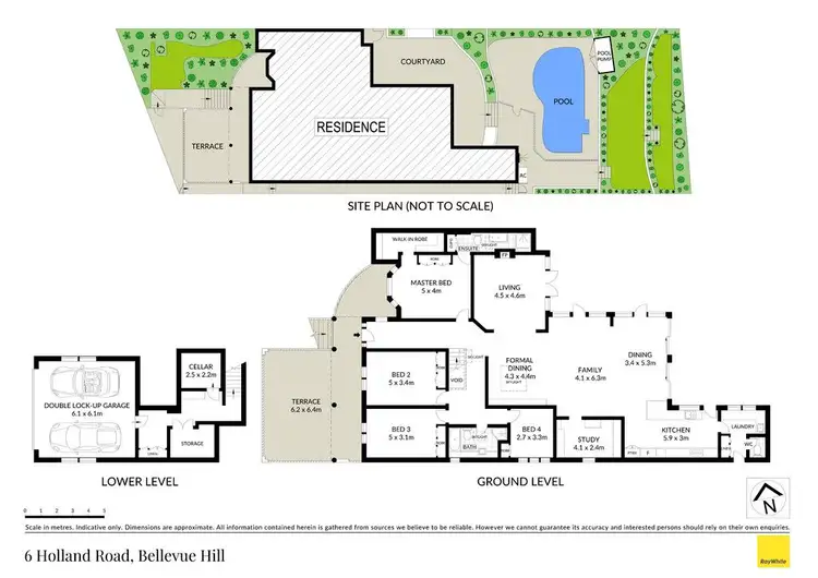 Floorplan of Homely house listing, 6 Holland Road, Bellevue Hill NSW 2023