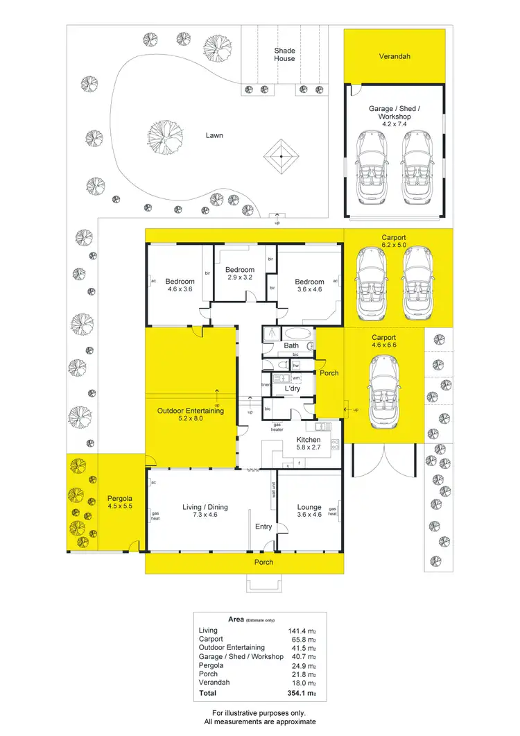 Floorplan of Homely house listing, 118 Morialta Road, Woodforde SA 5072