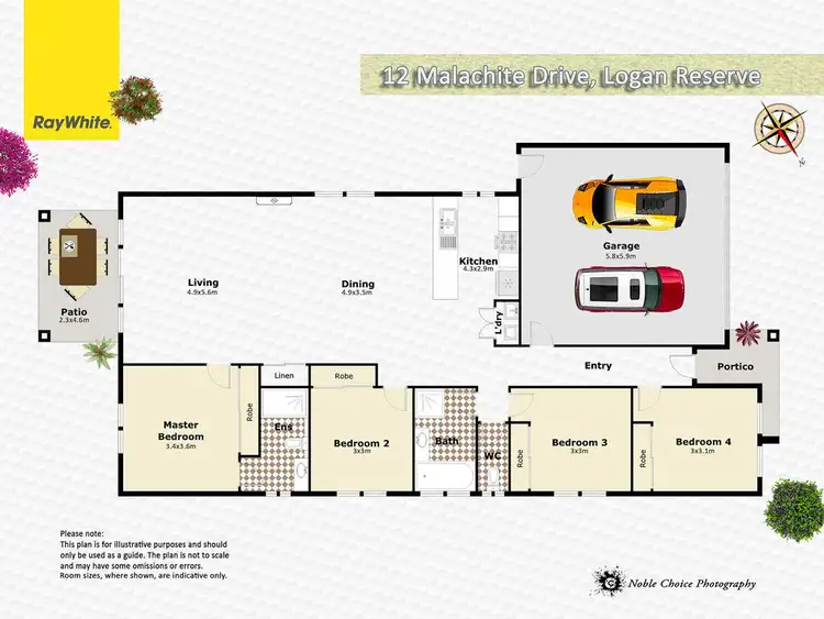 Floorplan of Homely house listing, 12 Malachite Drive, Logan Reserve QLD 4133