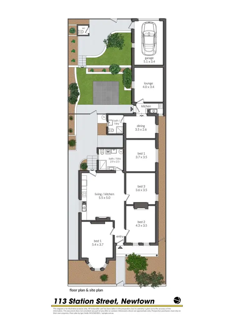 Floorplan of Homely house listing, 113 Station Street, Newtown NSW 2042