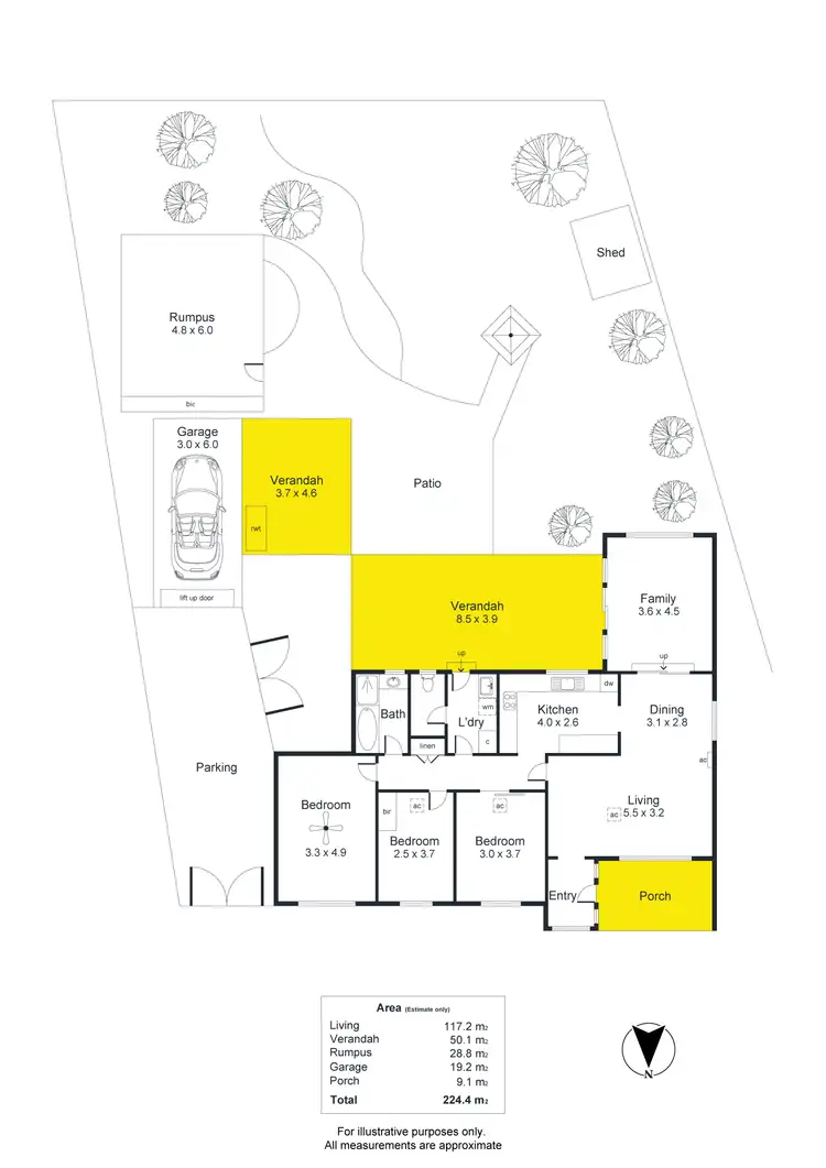 Floorplan of Homely house listing, 84 McKenzie Road, Elizabeth Downs SA 5113