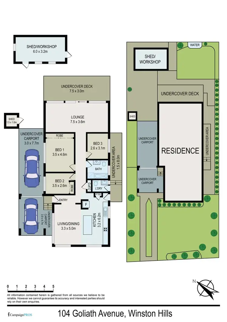 Floorplan of Homely house listing, 104 Goliath Avenue, Winston Hills NSW 2153