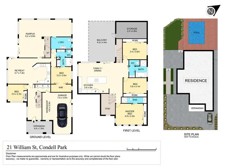 Floorplan of Homely house listing, 21 William Street, Condell Park NSW 2200