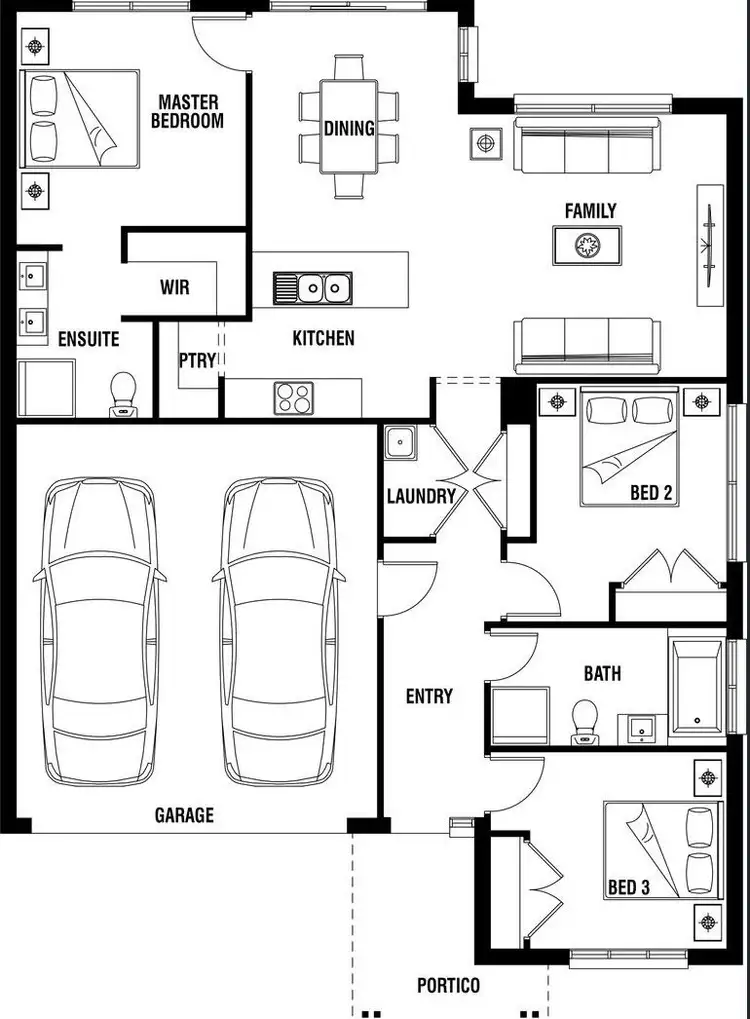 Floorplan of Homely house listing, 16 Wollemia Street, Craigieburn VIC 3064
