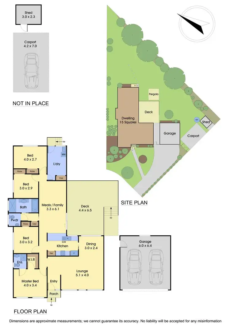 Floorplan of Homely house listing, 15 Stratford Square, Wantirna VIC 3152